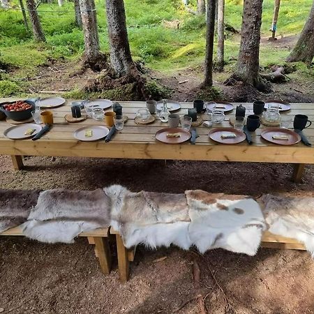 Отель Treetop Ekne - Hytte I Skogen Med Hengebru Левангер Экстерьер фото