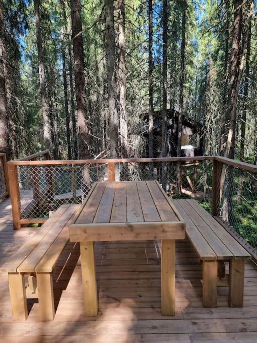 Отель Treetop Ekne - Hytte I Skogen Med Hengebru Левангер Экстерьер фото